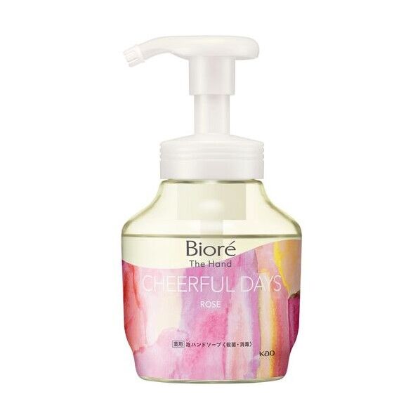 花王 ビオレザハンド 泡ハンドソープ ローズ ポンプ 434487 1個×12個