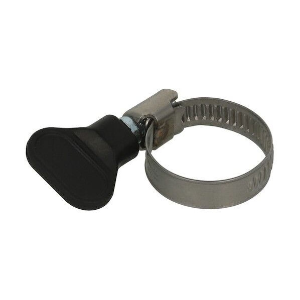 八幡ねじ ホースバンドつまみ黒 8-12 4944825554743 1点×5個...