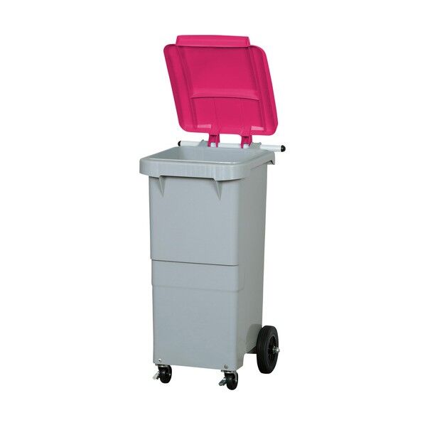サンコー ゴミ箱 SCB110P 611000 110L グレー/レッド 排水栓付 110L グレー/レッド 61100002GLRES 1個