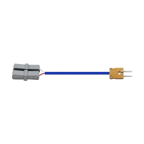 ワンタッチコネクタ(K熱電対 ビニール0.1m ミニチュアコネクタ付) 60X25X122mm 1本