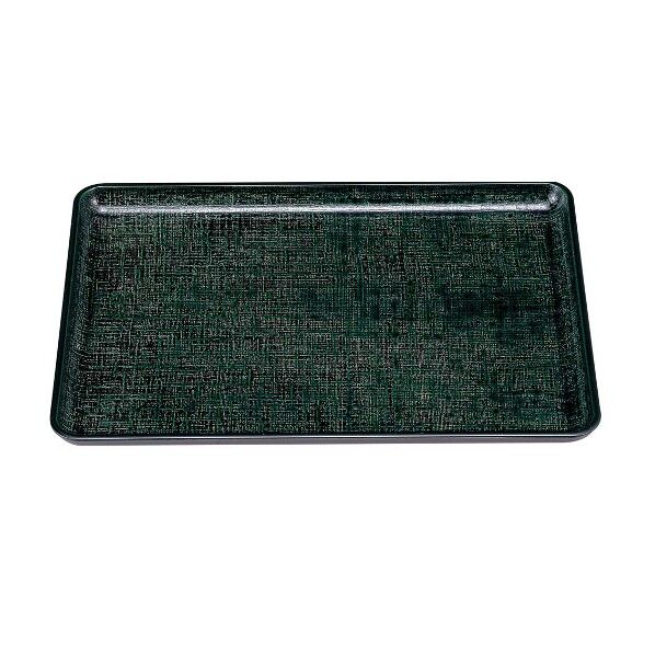 耐熱一休布目盆 グリーンカスリ 新尺2寸耐熱ABS NS加工 1215830 63-7173-81 1点