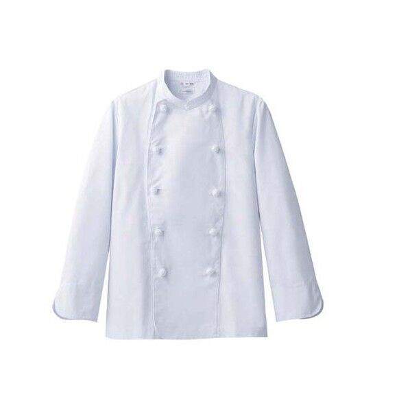 男女兼用コックコート(長袖)AS-110 5L 1201260 63-7227-74 1点