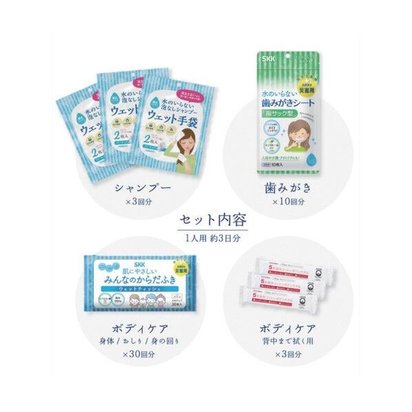 水のいらない全身キレイセット