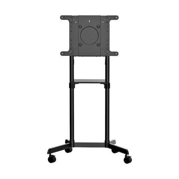 STARTECH.COM社 テレビスタンド/移動式/37 - 70インチ/VESA/耐荷重70kg/棚板付/キャスター付/壁寄TVスタンド MBLTVSTNDEC 1個