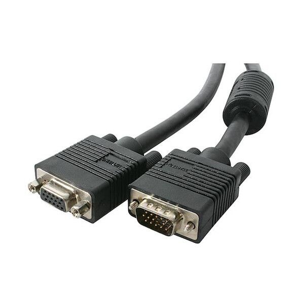  VGAケーブル/7.6m/延長用ケーブル/1920x1200/D-sub15ピン/オス-メス/ブラック MXT101HQ_25 1本...