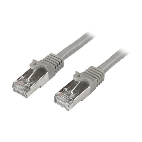 カテゴリ6 LANケーブル/1m/グレー/RJ45コネクター/2重シールド ツイストペア/ツメ折れ防止機構付/CAT6 N6SPAT1MGR 1本