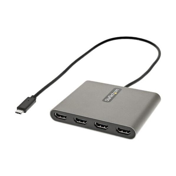 ディスプレイアダプター/USB-C - HDMI/1080p/4画面マルチディスプレイ/TB3互換/Windows対応 USBC2HD4 1個...