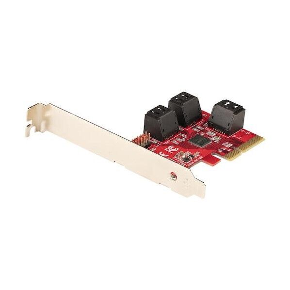 PCI Expressカード/x4/6x SATA 3.0増設/ASM1166チップ搭載/ソフトウエアRAID対応