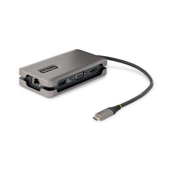 ドッキングステーション/USB-C/4K HDMIまたはVGA/100W PD/USB 3.2 Gen2 ハブ搭載