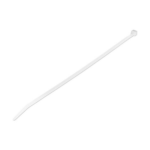 結束バンド/ナイロンケーブルタイ/ホワイト/長さ25cm/幅4mm/ケーブル束の直径68mm CBMZT10NK 1000個...