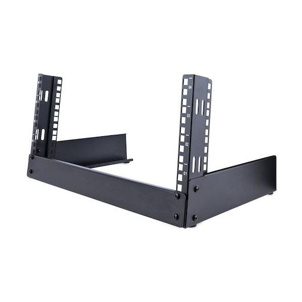 サーバー ラック/オープンフレーム/2支柱/4U/卓上自立型/ネットワーク機器 ラック RK4OD 1個...