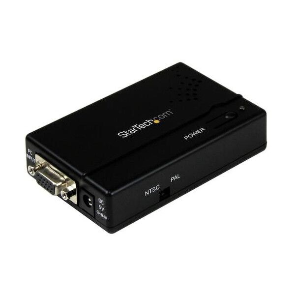  VGA - コンポジットRCA/S端子ダウンスキャンコンバーター/ビデオ映像スケーラー/PCからTV VGA2VID 1個...
