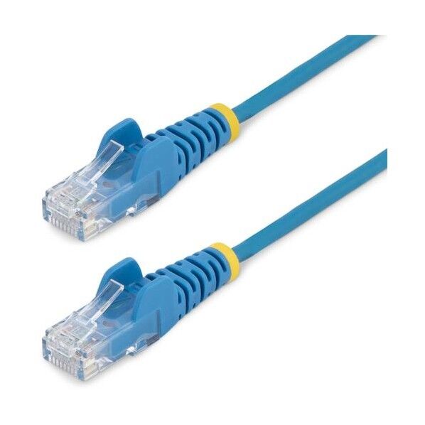  カテゴリ6 LANケーブル/2.5m/ブルー/極細タイプ/RJ45コネクター/ツメ折れ防止/CAT6 N6PAT250CMBLS 1本...