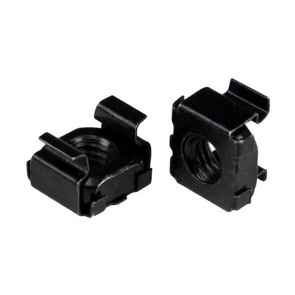 サーバーラック金具/ケージナット/M5/ブラック/IT AV ネットワーク機器 ラック用 CABCAGENUTSB 50個...