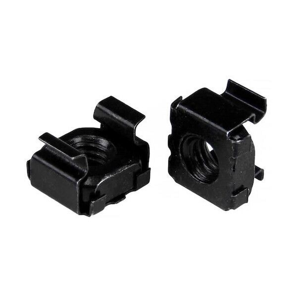 サーバーラック金具/ケージナット/10-32/ブラック/IT AV ネットワーク機器 ラック用 CABCAGENUTS1032 50個...