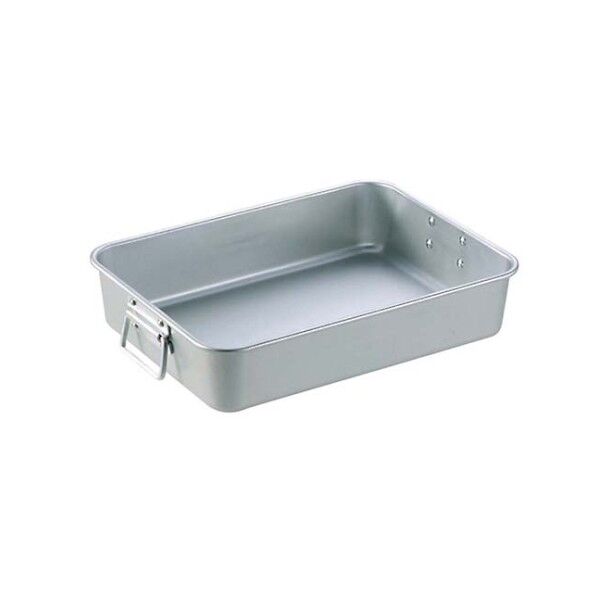 アルマイト 手付 調理バット 小(470×350×100) 312800 61-6557-75 1点