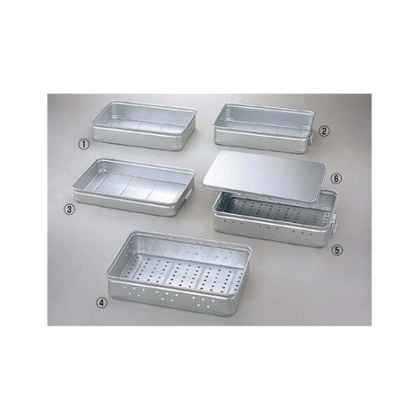 アルマイト 手付パンチング キングボックス(番重)小 312100 80mm 61-7865-46 1点