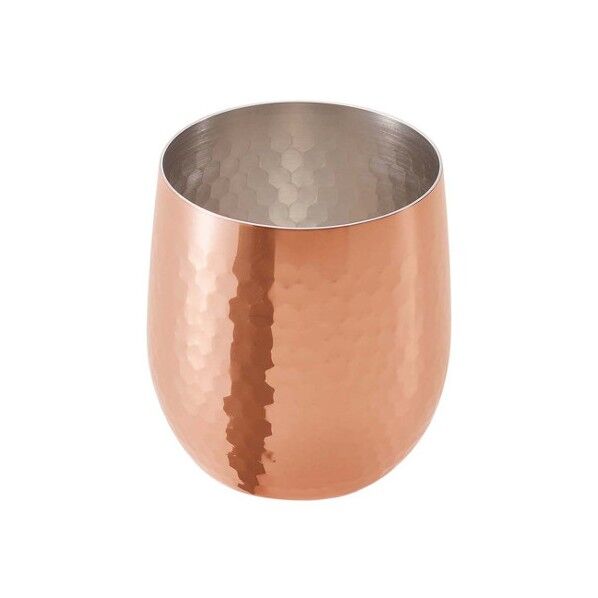 食楽工房 銅 ロックカップ ダルマ 340mL ミラー仕上 CNE960 3120100 63-7184-51 1点