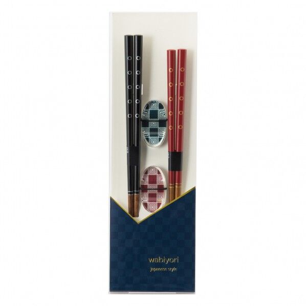 月山 箸置付2膳セット