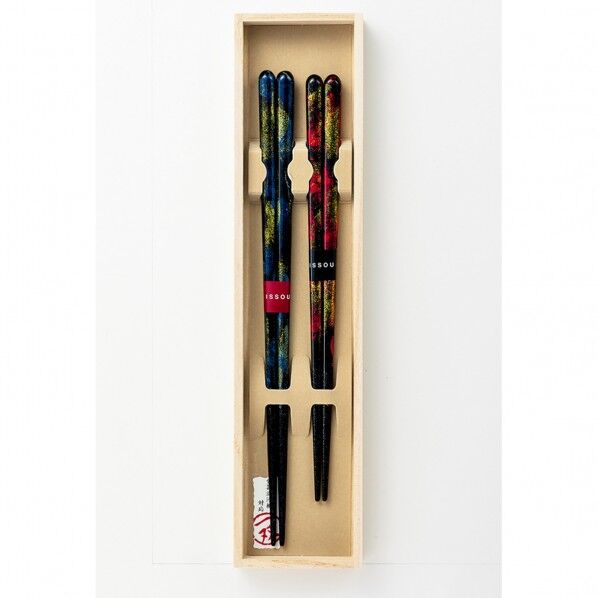 一双 桐箱2膳入 あけぼの