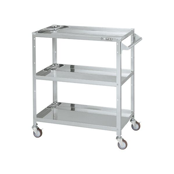 ステンレススペシャルワゴン(SUS304/ナイロンウレタン車/ステンレス金具仕様)