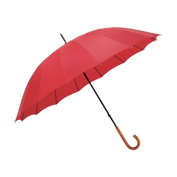 超軽量16本骨傘 江戸 唐紅 SMV-41471 1点