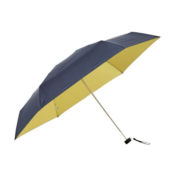 晴雨兼用100%遮光ハンディミニ for MEN インディゴ×ライム SMV-41074 1点