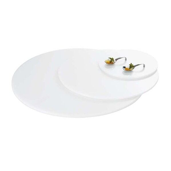 ブッフェステーション 丸ホワイトトレー W0067(L)Φ670 4533300 63-7156-86 1点