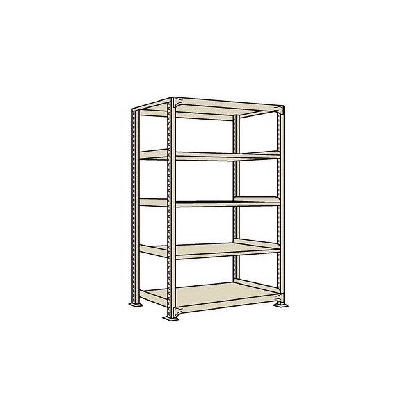 中軽量棚NEW型単体(200kg/段・H2100mm・5段)