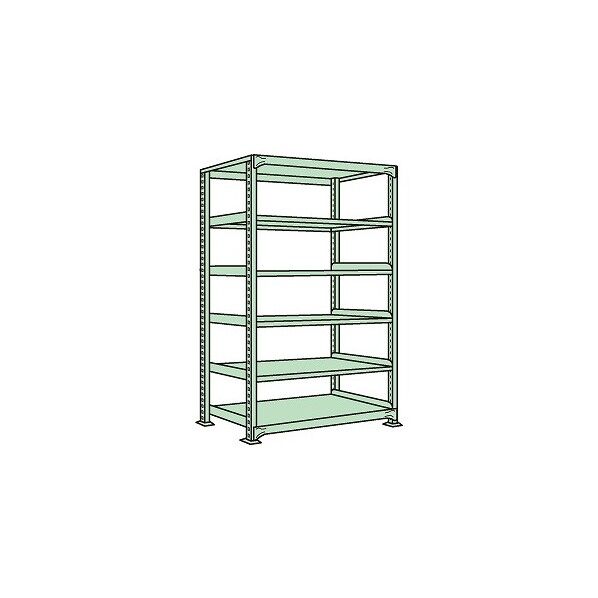 中軽量棚NE型(200kg/段・単体・H2100mm・6段)