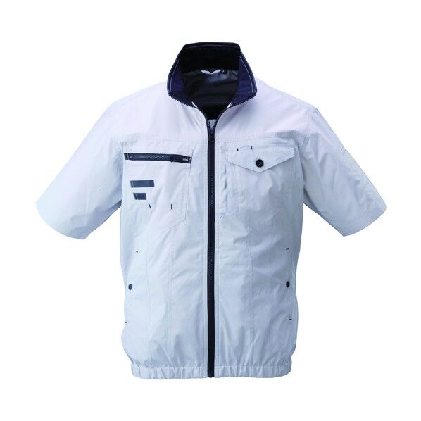  圧倒的に冷える「冷蔵服4 半袖」 5L シルバーグレー TKWE25SGY5L 1セット