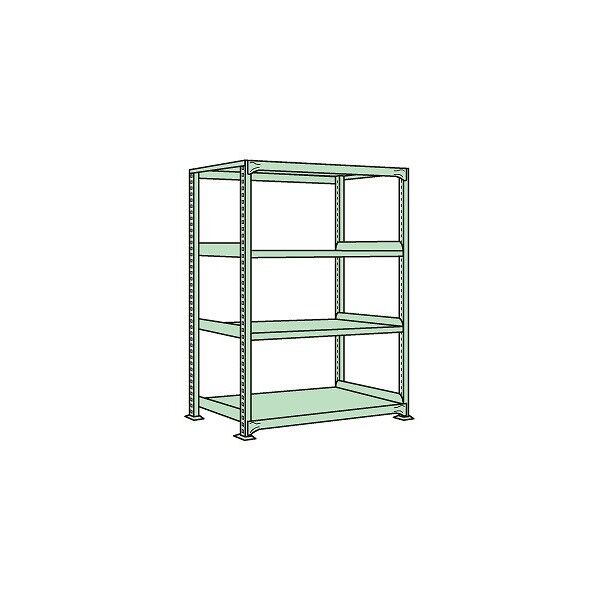 軽中量棚ND型(150kg/段・単体・H1200mm・4段) ND-8154 1台...