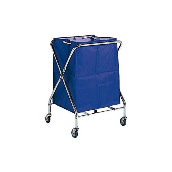 BM ダストカー 袋付(折りたたみ式)小 4353160 紺 132L 61-7955-45 1点