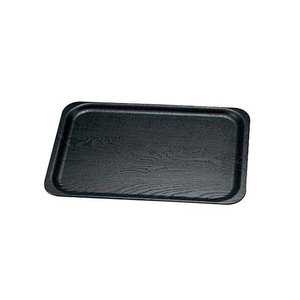 チーク ブラックトレイ B1004 大 3309000 61-6812-47 1点