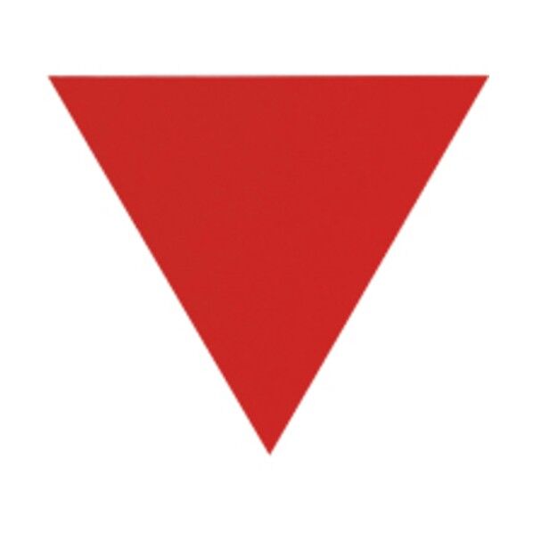 消防隊進入口マーク赤色 (粘着テープ付) SK-13-2 1個