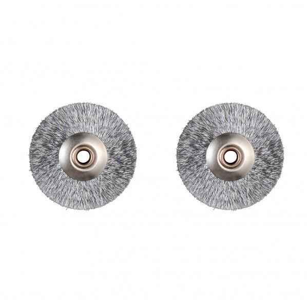 鉄ワイヤーブラシディスク型ミニルーター用先端ビット