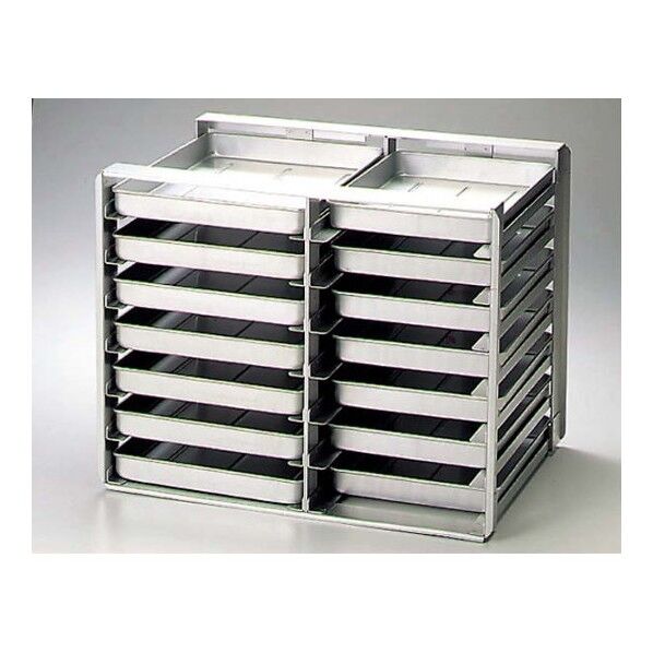 パンラック収納バット 大 (餃子バット金具無) アルミ 3166700 63-7220-90 1点