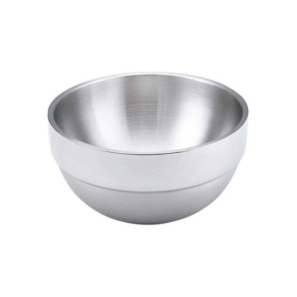 ステンレス 2重サラダボール 丸 46669 3729700 9.6L 61-6813-12 1点