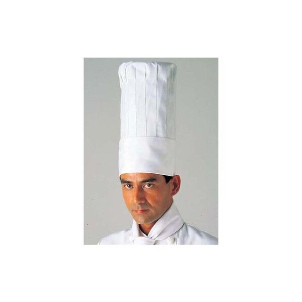 チーフ帽・ピンタック(コック帽)JW4602-0 LL 3705200 61-7964-95 1点