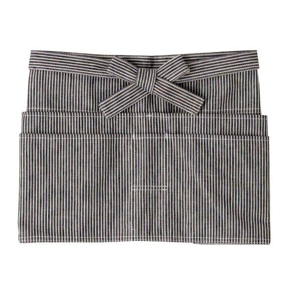 エプロン RT6868-1 ネイビー×オフホワイト 3703410 63-7228-74 1点