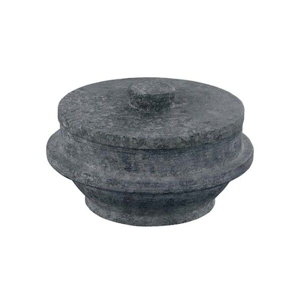 長水 遠赤 石焼釜(石蓋付)補強リング無 3661110 24cm 61-6830-40 1点