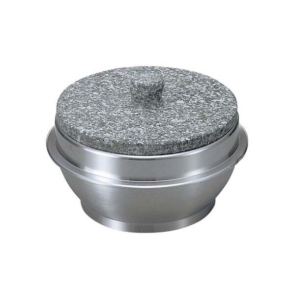 長水 遠赤 石焼釜(石蓋付)アルミ枠付 3660400 22cm 61-6830-27 1点