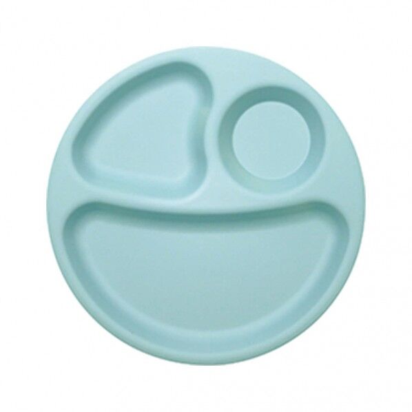 まるいプレート27cm スモークブルー