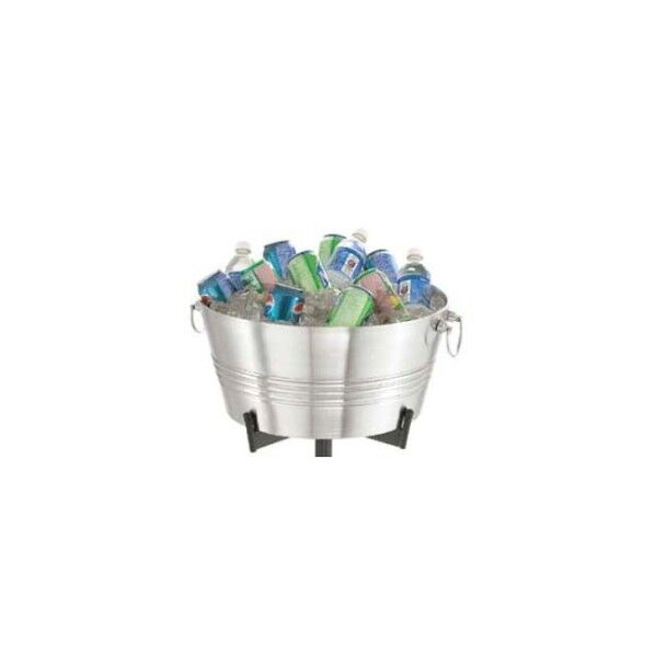 ステンレス 2重ドリンククーラーバケツ 47226 φ368 3612700 61-6802-64 1点