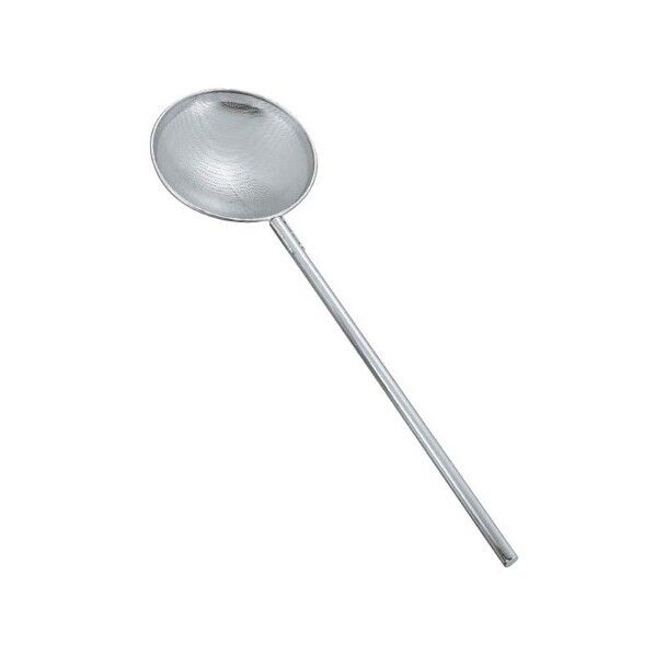 18-8 パンチング 網ヒシャク Φ30cm×柄100cm(穴径6mm) 3537550 63-7130-16 1点