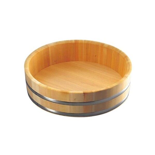 さわら 特上飯台 ステンタガ底竹巻 10升 34-50 5736300 90cm 61-7869-16 1点