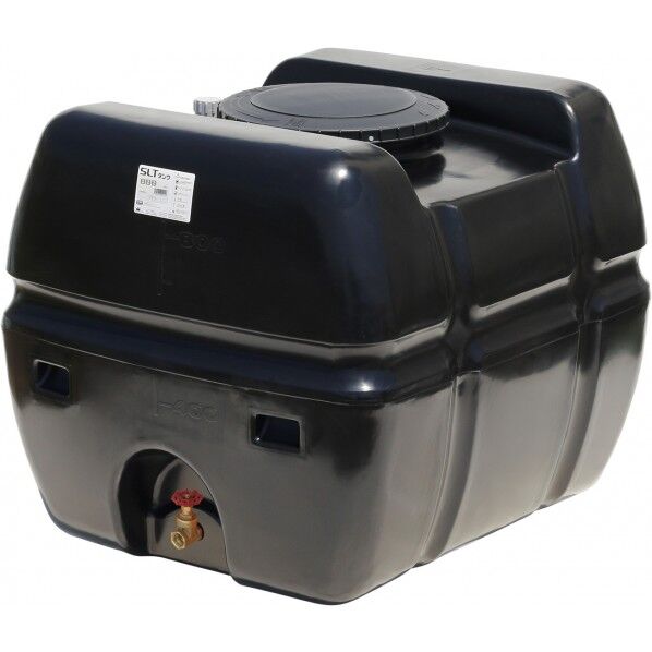 スーパーローリータンク 800L(フタ含む)直付けスリースバルブ25A付 ブラック SLT-800 BK+SV25A 1点