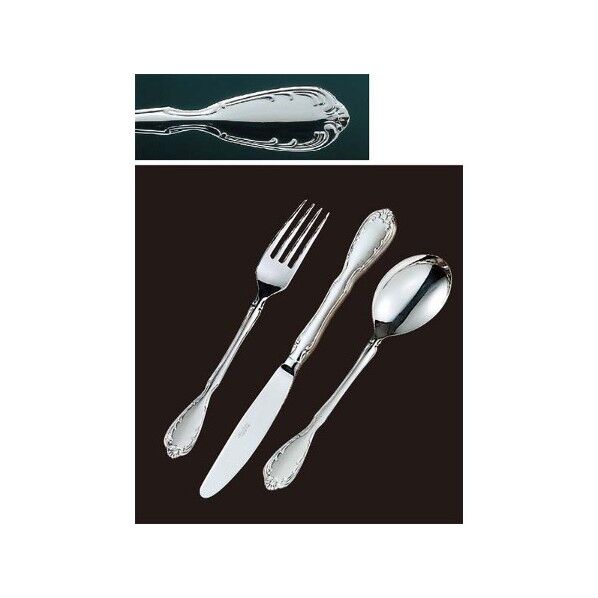 18-8 セレナーデ #23 デザートスープスプーン 4643900 178mm 63-7179-48 1点