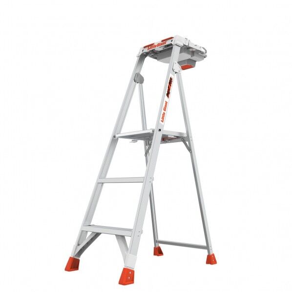 ※法人専用品※LittleGiant 上枠付き脚立 ペイントプロ(3段) LG-15165 1台...