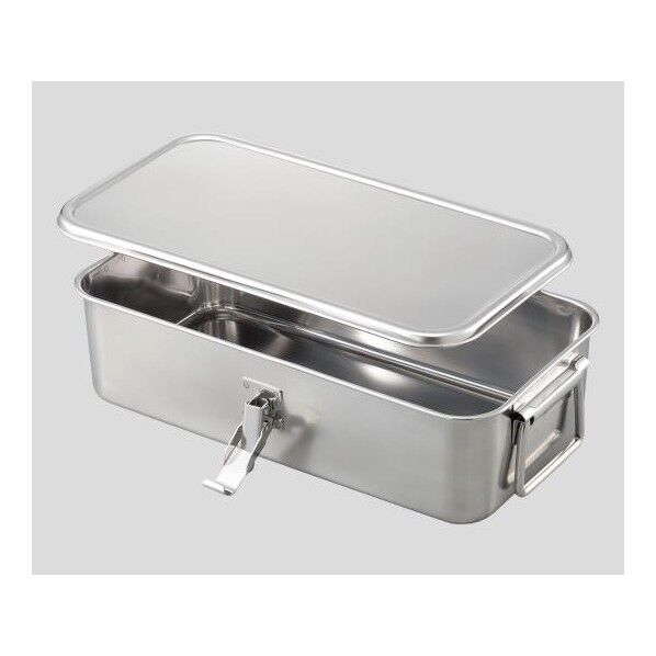 ステンレスラボコンテナー 530×300×133mm 520 2-9548-03 1点